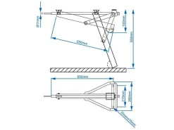 ProPlus Eckstütze - 500 kg