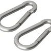 ProPlus Edelstahl Karabinerhaken - 80 mm