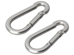 ProPlus Edelstahl Karabinerhaken - 60 mm