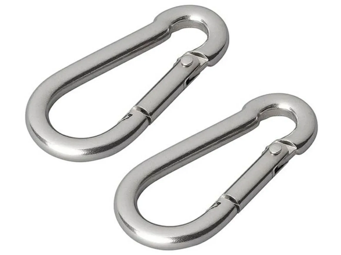ProPlus Edelstahl Karabinerhaken - 60 mm