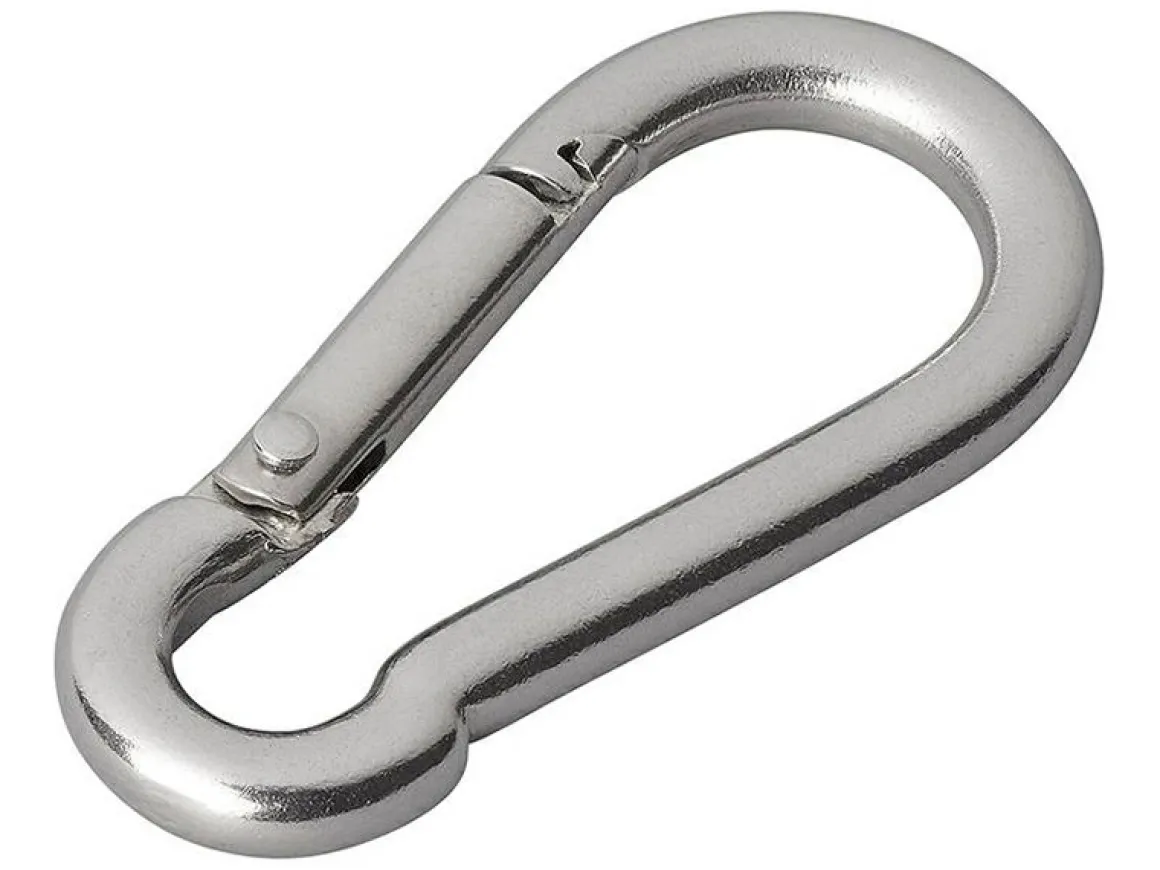 ProPlus Edelstahl Karabinerhaken - 60 mm