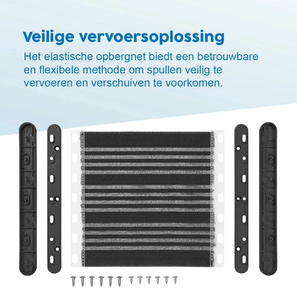 ProPlus Elastisches Aufbewahrungsnetz - 24 x 26,5 cm