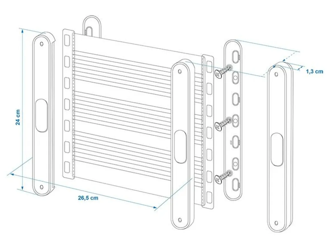 ProPlus Elastisches Aufbewahrungsnetz - 24 x 26,5 cm