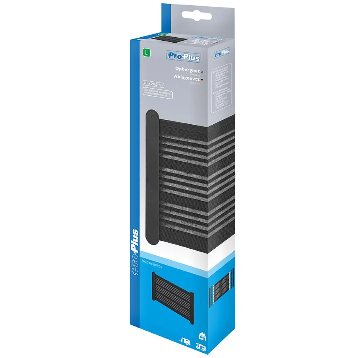 ProPlus Elastisches Aufbewahrungsnetz - 40x26,5 cm