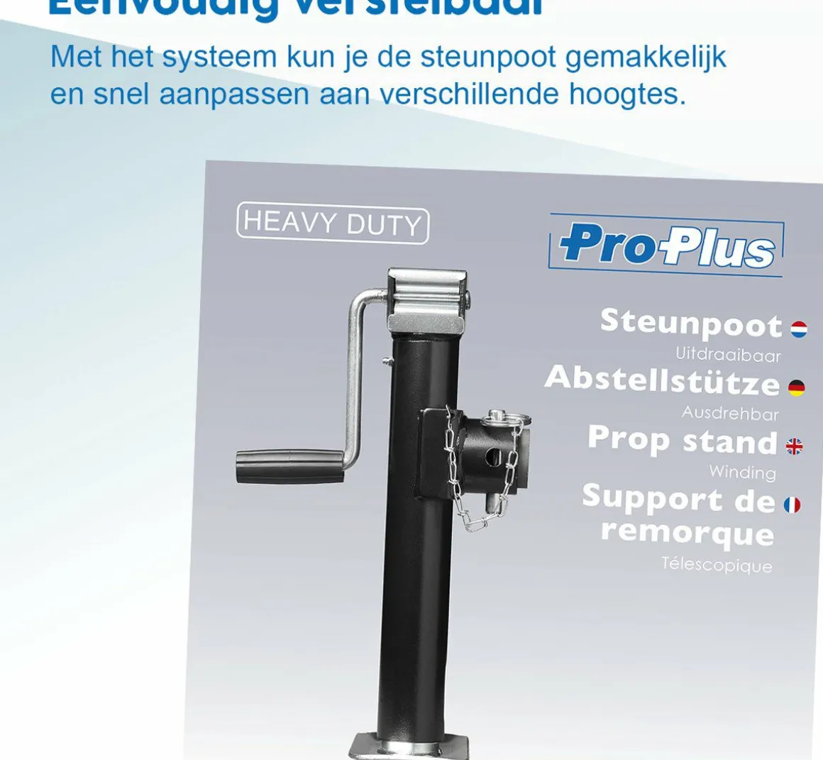 ProPlus Heavy Duty SH42/2000 Abstellstütze - 42-68 cm