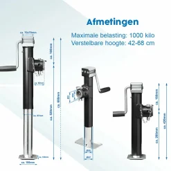 ProPlus Heavy Duty SH42/2000 Abstellstütze - 42-68 cm