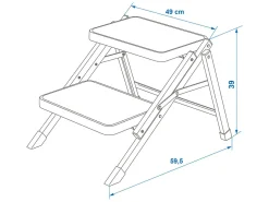 ProPlus klappbare Trittstufe
