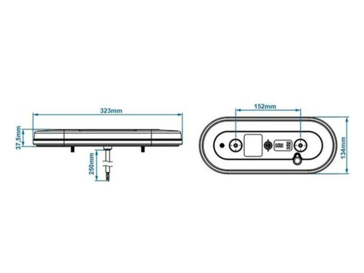 ProPlus 54LED 6 Funktionen Rückleuchte - Links