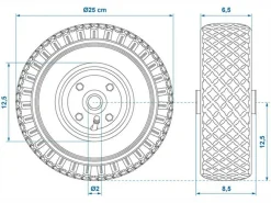 ProPlus Luft Bugradreifen - Metall