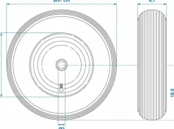 ProPlus Metall-Felge Luftreifen - 16 Zoll