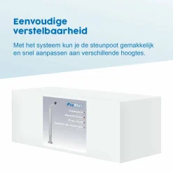 ProPlus Ø48 mm ausdrehbare Abstellstütze - 40 x 65 cm