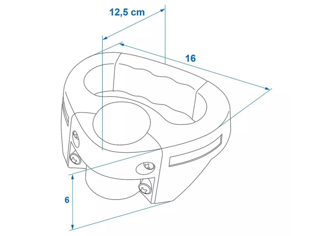 ProPlus 48 mm Griff für Bugrad