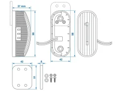 ProPlus rechts LED-Begrenzungsleuchte