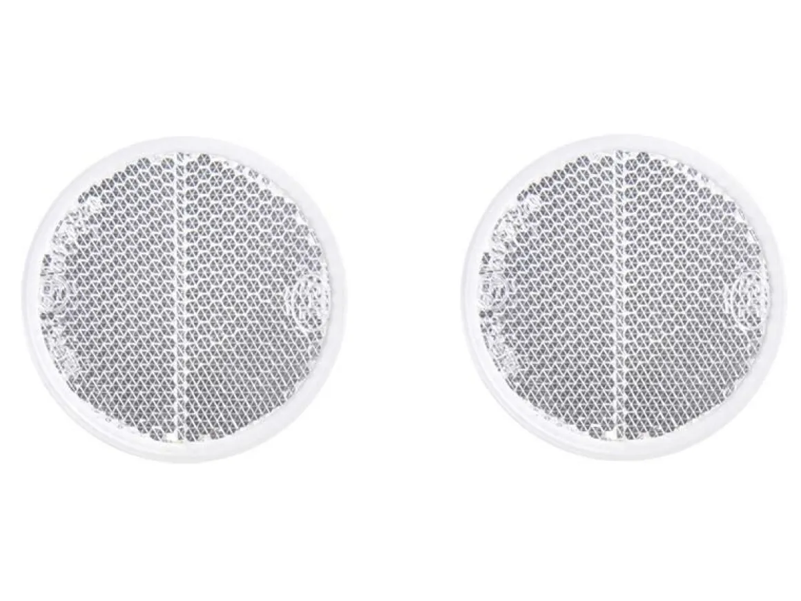 ProPlus rund selbstklebend Reflektor - White