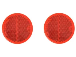 ProPlus rund selbstklebend Reflektor - Red