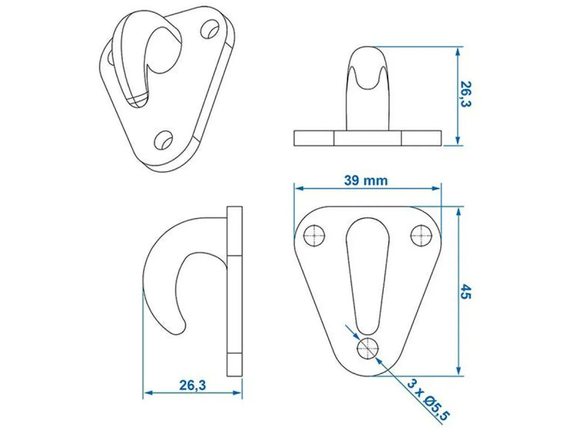 ProPlus Schnur-Haken - Kunststoff