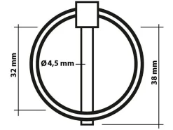 ProPlus Sperrstift - 4,5 mm