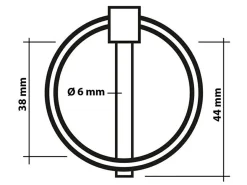 ProPlus Sperrstift - 6 mm