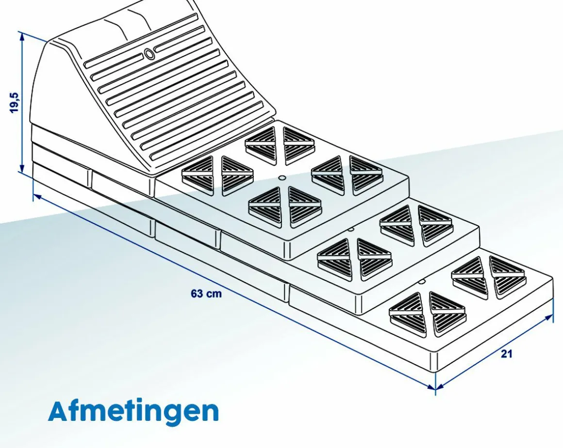 ProPlus Stapelbare Auffahrkeil