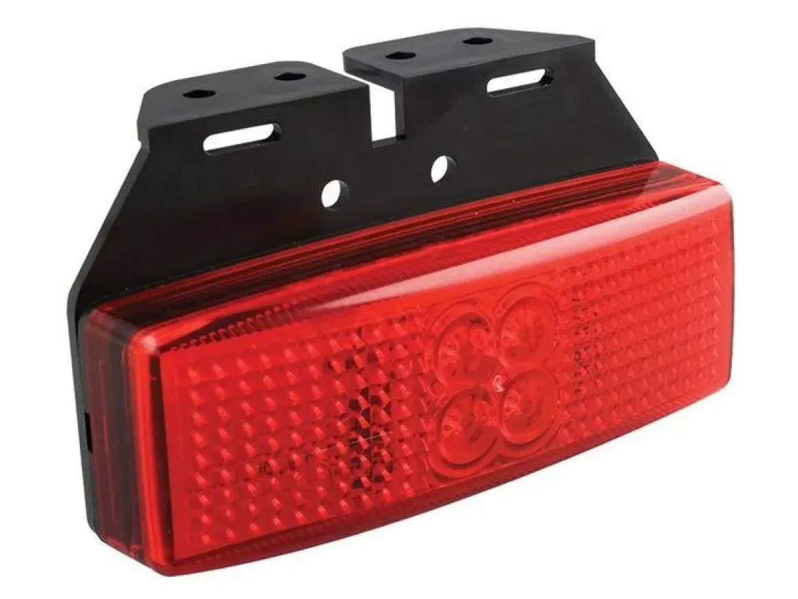 ProPlus 12/24 Volt LED Positionsleuchte mit Halter - Red