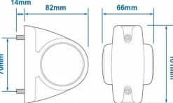 ProPlus 12/24 volt LED Umrissleuchte - Red/white