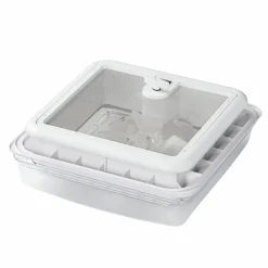 ProPlus 28 x 28cm Dachhaube mit Lüfter - ohne Dauerlüftung
