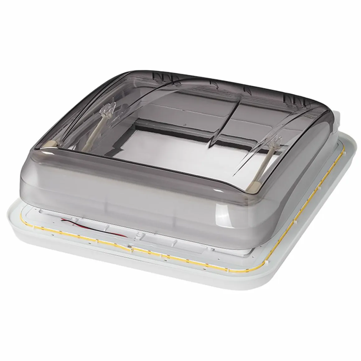 ProPlus 40 x 40 cm Dachluke mit LED-Beleuchtung