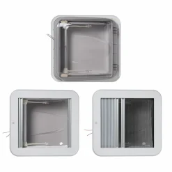 ProPlus 40 x 40 cm Dachluke mit LED-Beleuchtung