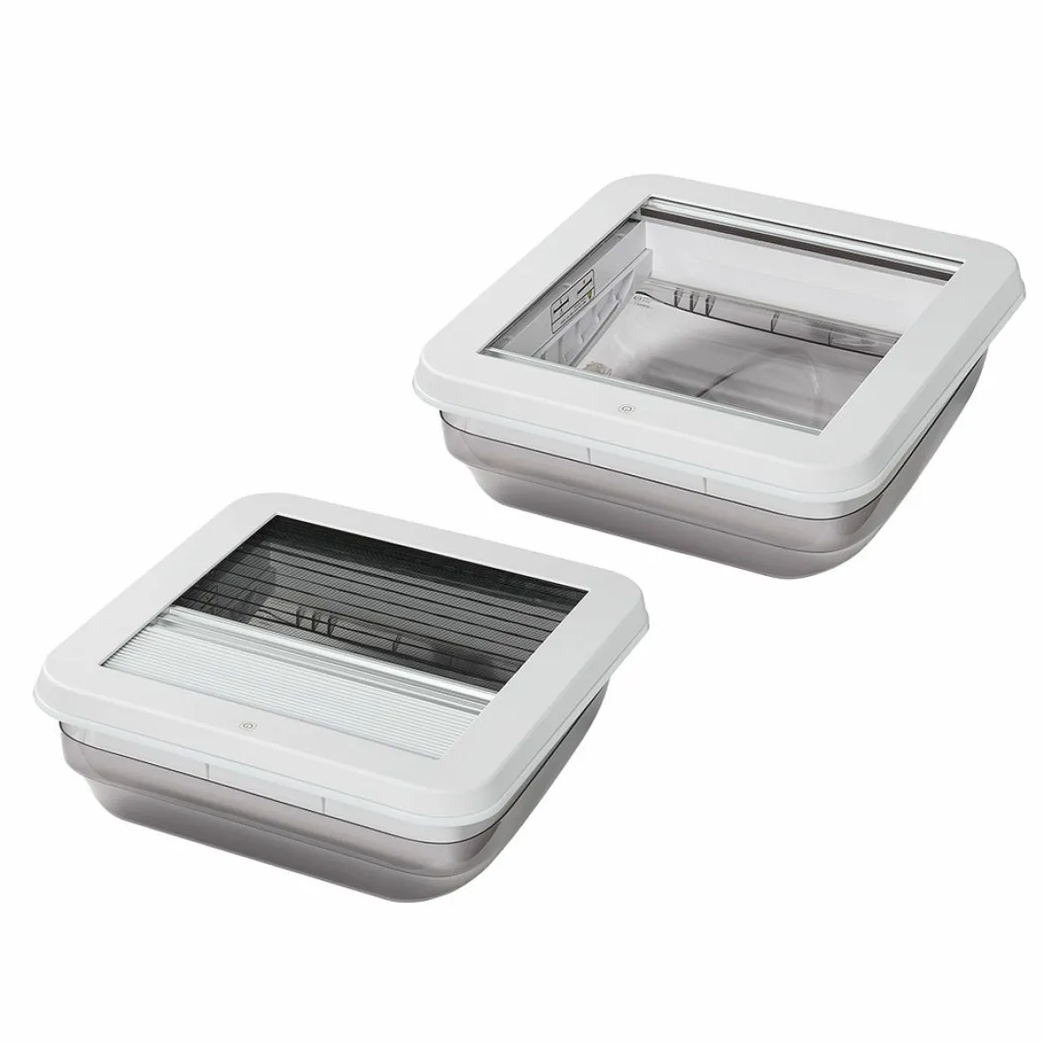 ProPlus 40 x 40 cm Dachluke mit LED-Beleuchtung