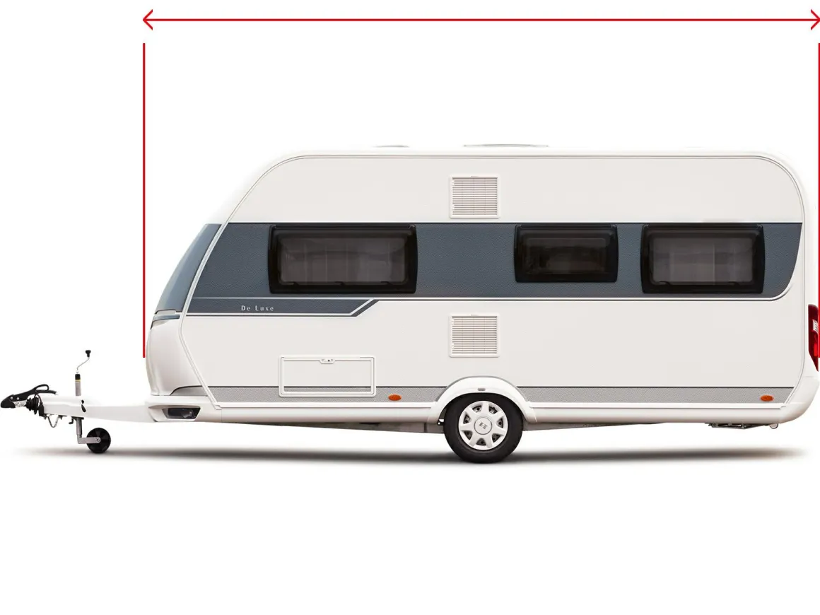 ProPlus 579 - 640 x 250 cm Luxe Wohnwagen Schutzhülle