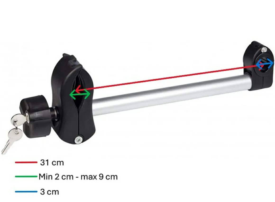 ProUser Diamant Rahmenhalter – lang