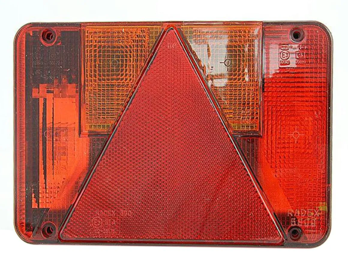 Radex 218 x 140 mm linkss Rücklicht - 5 Funktionen