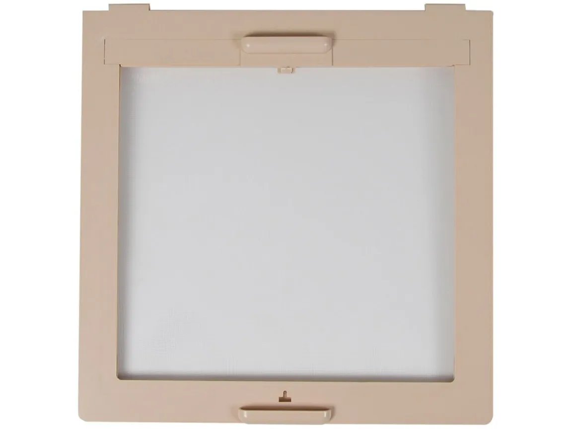 Rahmen mit Fliegengitter und Verdunkelung - Beige