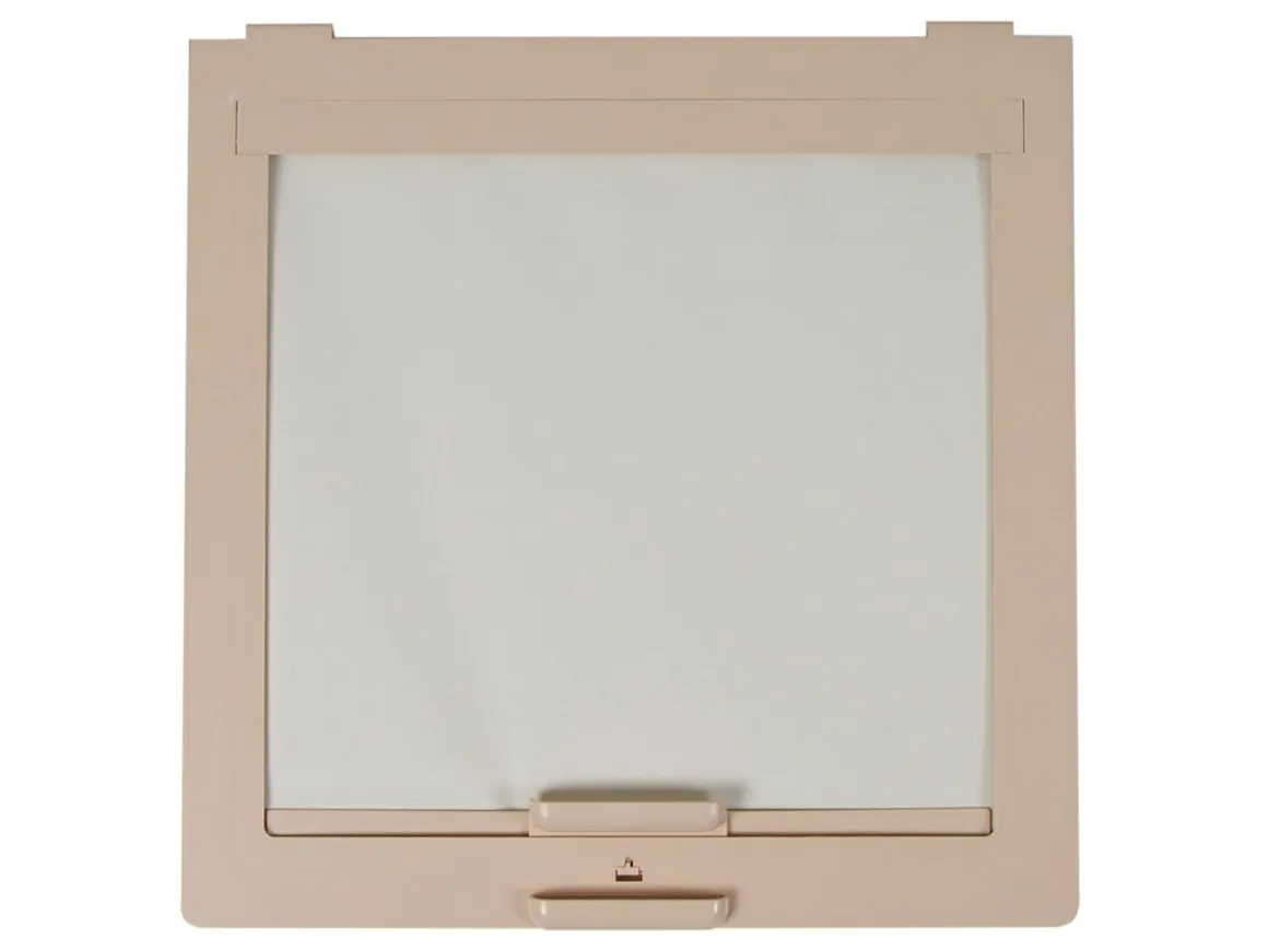Rahmen mit Fliegengitter und Verdunkelung - Beige
