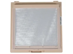 Rahmen mit Fliegengitter und Verdunkelung - Beige