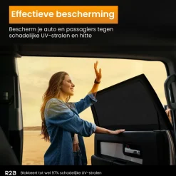 R2B Auto-Sonnenschutz für die Seitenscheibe – Set von 2