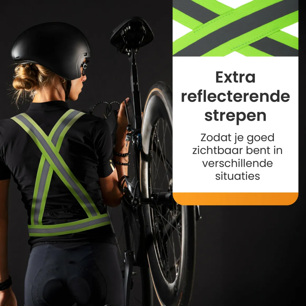 R2B Einstellbare reflektierende Sicherheitsweste - Gelb