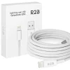 R2B 2 Meter weißes USB-A zu Lightning Kabel