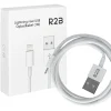 R2B 1 Meter weißes USB-A zu Lightning Kabel