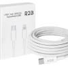 R2B 2 Meter Weißes USB-C zu Lightning Kabel