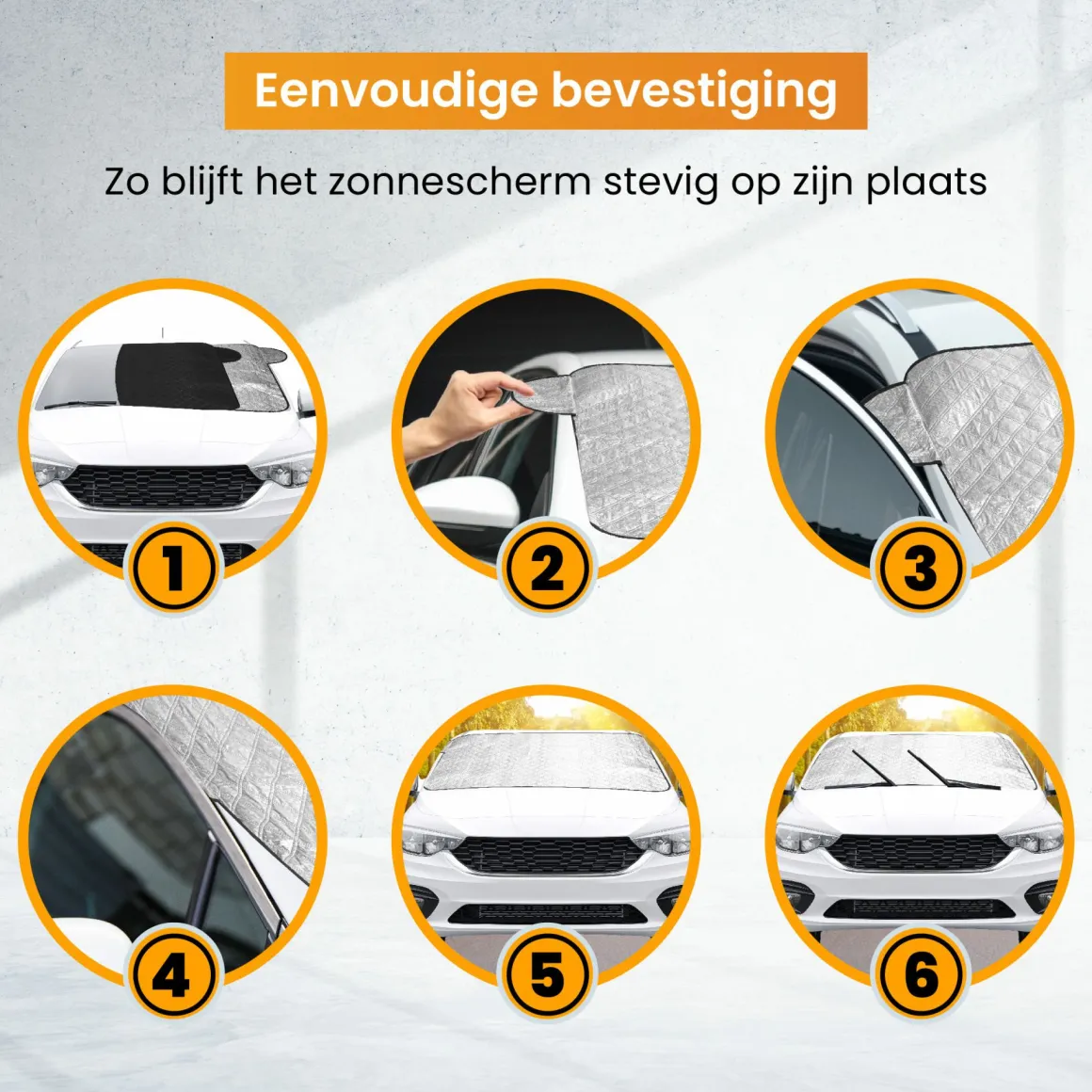R2B Sonnenschutz Auto Frontscheibe – Universal