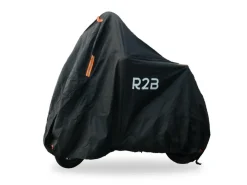 R2B wasserdichte Fahrradabdeckung mit Aufbewahrungstasche - Black