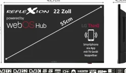 Reflexion LDDX22IBT Smart TV LED Fernseher
