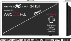 Reflexion LDDX24IBT Smart TV LED Fernseher