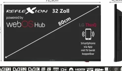 Reflexion LDDX32IBT Smart TV LED Fernseher