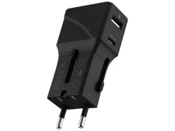 RollingSQUARE 1 USB-C und 1 USB-A Universal World Plug