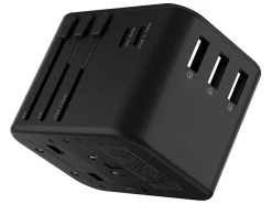 RollingSQUARE 2 USB-C und 3 USB-A Universal World Plug