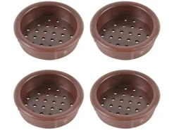 Runde Einbaurosetten - Brown