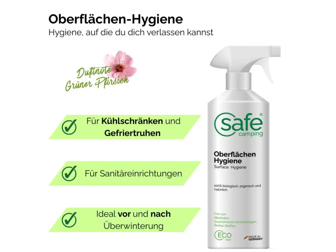 SAFE CAMPING Oberflächen-Hygiene - 1000mL