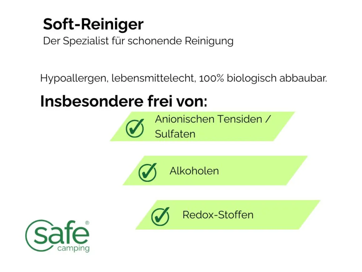 SAFE CAMPING Soft-Reiniger - 5000mL
